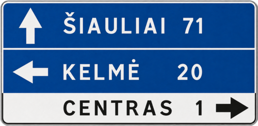 Kelio ženklas 608