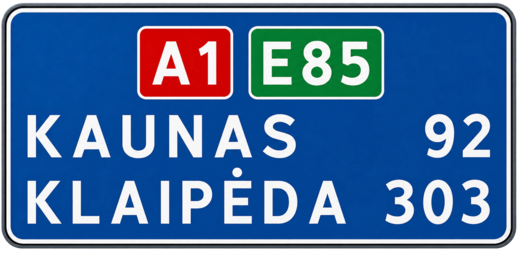 Kelio ženklas 618